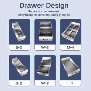 درج تخزين عتيق للأدوية من الفولاذ المقاوم للصدأ خزانة أدوية عشبية صينية تقليدية للمستشفيات والعيادات والصيدليات - Product Image 4