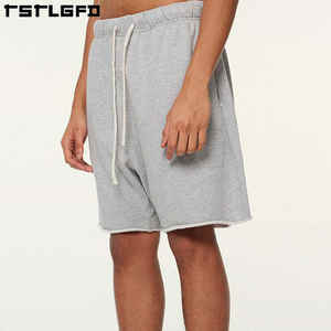 Custom Unisex Sweat <b>Shorts</b> Raw Edge French Terry Eco-friendly Clothing Custom 260g 100% Cotton Unisex Acid Wash <b>Baggy</b> <b>Shorts</b> - Product Image 3