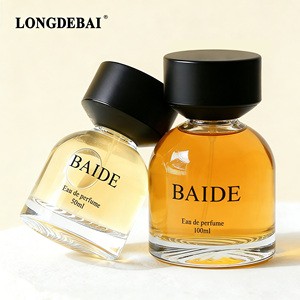 Customize Logo Perfume Spray Glass <b>Bottles</b> 30ml 50ml 100ml Empty Round Perfume Spray Glass <b>Bottles</b> with Customize Box - Product Image 1
