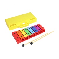 Orff Glockenspiel Educational Wooden Xylophone Metallophone Block Toy Durable Eco-friendly Children Learning Musical Instrument