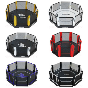 <span class=keywords><strong>Jaula</strong></span> Octagonal de MMA Comercial, Estructura de Acero, <span class=keywords><strong>Jaula</strong></span> de Boxeo Internacional Personalizada para Entrenamiento y Competiciones de UFC - Product Image 4