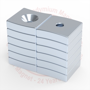 Imanes de Ndfeb redondos del cilindro del imán del neodimio con servicio de proceso de doblez de la raya magnética - Product Image 1