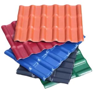 モダンな耐紫外線ASA PVC合成樹脂波板屋根タイル、ホテル、別荘、アパート向けコロニアルスタイル - Product Image 3