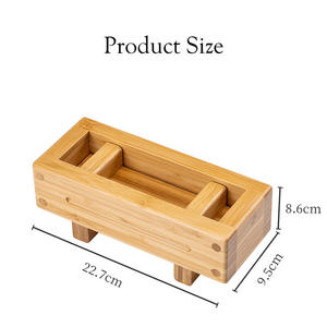 Bambus <span class=keywords><strong>Kit</strong></span> de moules à sushi rectangulaires en bois Outil de fabrication de sushi <span class=keywords><strong>pour</strong></span> la <span class=keywords><strong>cuisine</strong></span> <span class=keywords><strong>japonaise</strong></span> - Product Image 2