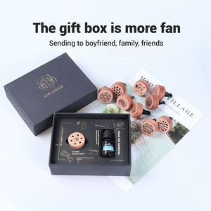 Factory Car Air Freshener Perfume, Wood Fragrance Clips, Creative <b>Accessories</b>, <b>Interior</b> Car Vent Diffuser with Essential Oil - Product Image 3
