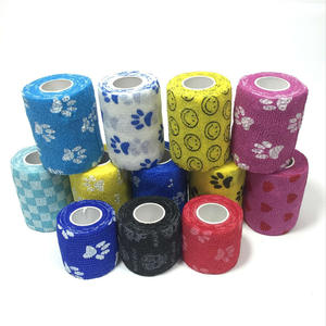 Venda elástica autoadhesiva de 2.5cmX4.5m de grado médico para cintura, codos, tobillos, muñecas, rodillas, certificada CE, opciones multicolor. - Product Image 1