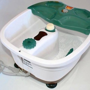 Baignoire à bulles pour les pieds, bulles stimulantes, anti-éclaboussures, masseur de pieds chauffant, rouleau de massage pour les pieds, produits de massage pour les pieds - Product Image 4