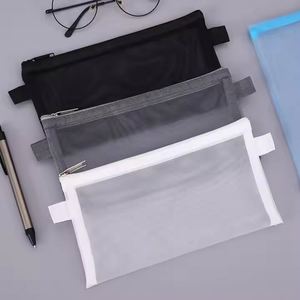 Trousse de rangement créative grande capacité imprimée, simple, petite, fraîche, en gaze transparente, pour cadeaux promotionnels et d'affaires - Product Image 4