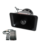 Sirène d'ambulance de 100 watts, haut-parleur, klaxon, tout-terrain, haute performance, 12V, 118dB, son fort, avertisseur d'urgence, haut-parleur d'alarme pour voitures