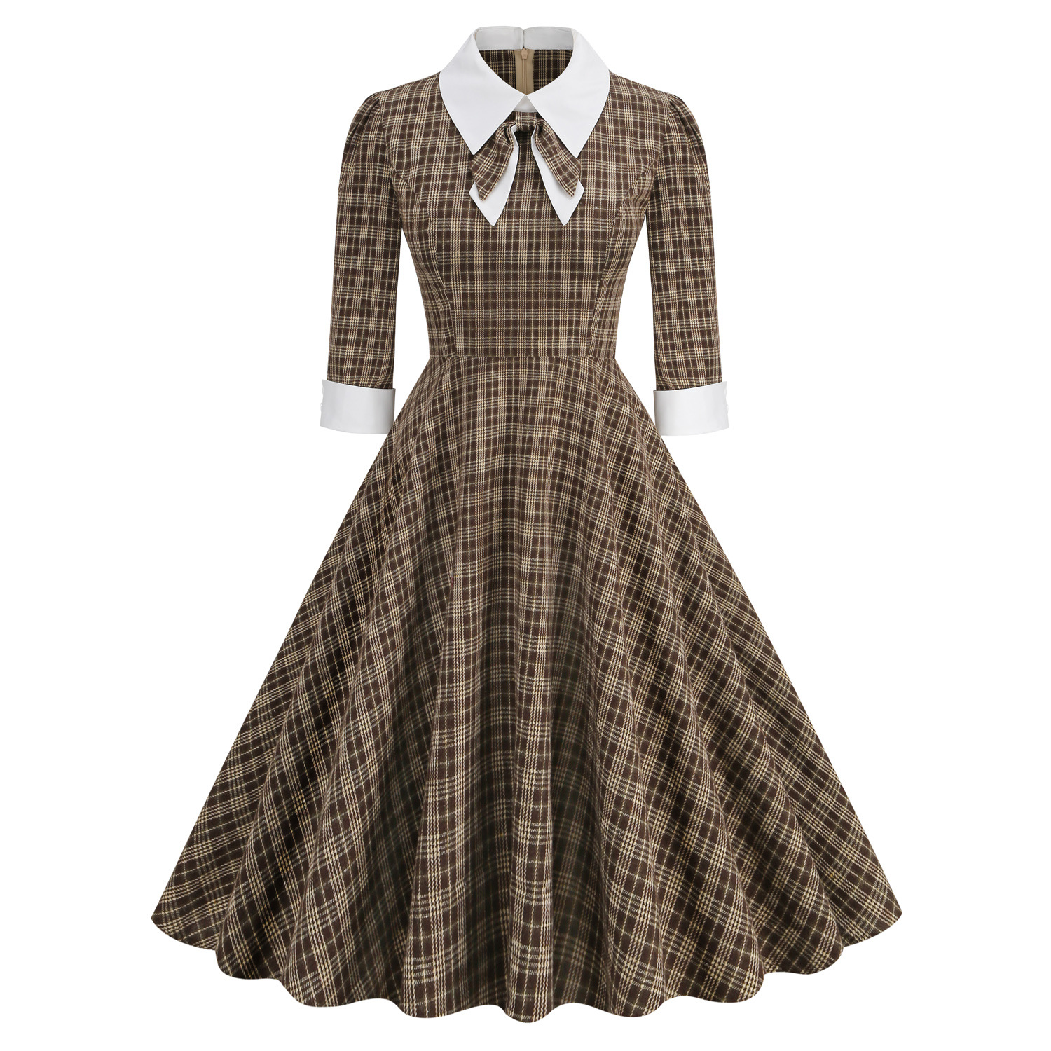 white christmas dresses Rocking Bettie Black Tie The Knot Swing Dress Medium main image 1