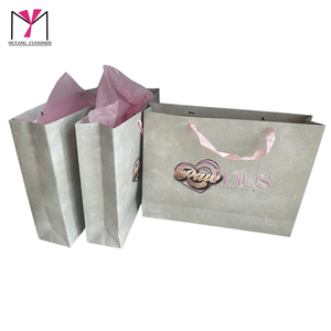 MuYang Custom logo Luxury White Handbag for Hair and Household Products Packaging - Product Image 3