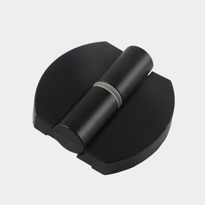 Charnières de cloison de toilettes publiques en acier inoxydable 304, fermeture automatique, quincaillerie de levage, noires - Product Image 2
