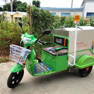 รถทำความสะอาดไฟฟ้า รถบรรทุกขยะสาม<span class=keywords><strong>ล้อ</strong></span> รถขนส่งบนถนน - Product Image 1