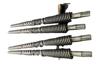Vis conique bimétallique à double rotation pour extrudeuse de matériaux plastiques PVC LDPE/PP/PPS - Pièces de machines plastiques
