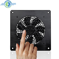 Moteur de ventilateur DC 12V Twin Fan 120mm Axial Cabinet Fan