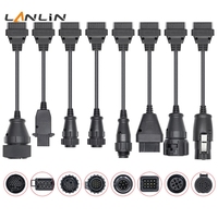 Câble de diagnostic multi-OBD J1939 robuste avec connecteurs 7, 12, 14, 20, 30 et 37 broches pour camions
