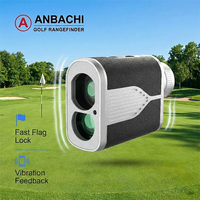 Télémètre laser de golf avec mode de scan Pin Lock, portée de 1200 m, grossissement 7x, batterie rechargeable intégrée, vue claire sur la cible