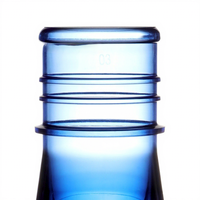 Verschiedene blaue Flaschenrohlinge für Wasserkrüge, 5-Gallonen-Flaschenrohlinge, 750g, mit Press-Fit-Gewindehals und Stützring, im Karton