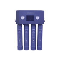 Filtre à eau RO électrique sans réservoir RW2400 avec cartouches de prétraitement double PAC, moniteur TDS, élimination du calcaire, utilisation extérieure, OEM