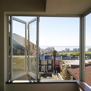 Vetro di alta qualità di sicurezza pieghevole <span class=keywords><strong>finestra</strong></span> griglia <span class=keywords><strong>finestra</strong></span> <span class=keywords><strong>doppia</strong></span> patta pieghevole <span class=keywords><strong>finestra</strong></span> in alluminio Bifold finestre balcone <span class=keywords><strong>finestra</strong></span> - Product Image 4