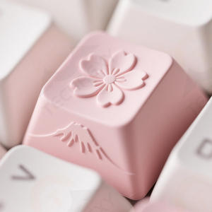 Personnalisable PBT et résine Cherry Blossom Mount <span class=keywords><strong>Fuji</strong></span> Shaped Keycaps Personnalisé Keycap Fournisseur Usinage Services Produit - Product Image 2