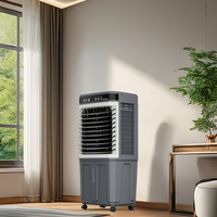 Pendingin udara portabel 120W 50L, dengan pembersih AC untuk penggunaan dalam ruangan