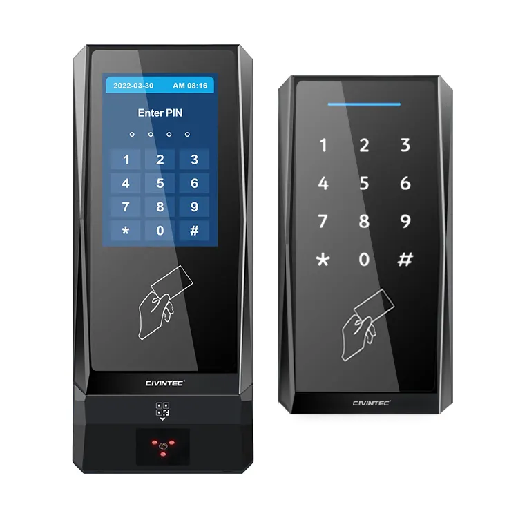 Programmable Linux QR Code RFID Reader for Parking Lot Door Access Control System with 3.5" Touch screen