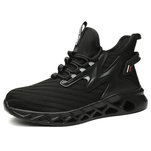 Zapatos de seguridad para el trabajo para hombre, zapatillas ligeras y transpirables con puntera de acero, zapatillas de seguridad antiaplastamiento y antipinchazos - Product Image 4