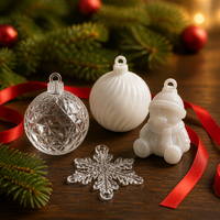 Service d'impression 3D personnalisé OEM pour Noël, ornements, cadeaux, SLA, SLS, MJF, FDM, résine transparente, haute précision, 1 pièce MOQ, prototype en 1 à 3 jours