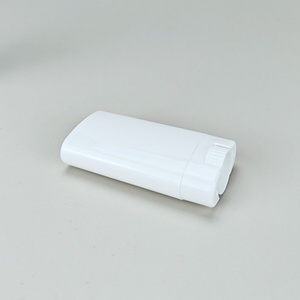 Envase Ovalado Plano Blanco de 15g 50g 75g con Sistema de Giro, de PCR PP, para Bloqueador Solar, Desodorante en Barra, Bálsamo Corporal - Product Image 3