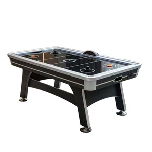 Table de <span class=keywords><strong>jeu</strong></span> de <span class=keywords><strong>hockey</strong></span> sur <span class=keywords><strong>air</strong></span> simulateur de 7 pieds (84 pouces) avec bande LED, prix de gros usine, boules et marteaux offerts - Product Image 1