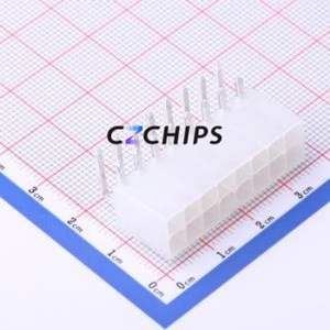 HC-5557-2*8AW Wire-to-Board Pin Header Bent Lead Through Hole,P=4.2mm Connector 2x8P 4.2mm Right Angle Insert Mini-Fit (MX 4.2) - Product Image 1