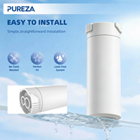 Filtre de remplacement PUREZA XWFE intégré pour réfrigérateur G-E, pour applications domestiques et commerciales, avec développement de puces