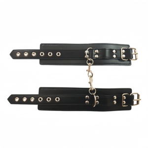 Esposas SM de Cuero de Alta Calidad para Juegos de Pasión <span class=keywords><strong>y</strong></span> Restricción, Accesorios para Adultos, Juguetes Sexuales para Parejas - Product Image 3