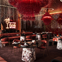 Ensembles de meubles personnalisables pour restaurants et clubs, design d'intérieur, comptoirs de bar commerciaux, décoration, rénovation de magasins