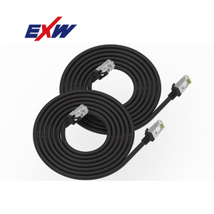 Cable de red Cat 8 de comunicación de alta velocidad personalizado 40Gbps 2000MHz SFTP trenzado plano RJ45 <span class=keywords><strong>Eternet</strong></span> Patch Cable - Product Image 2