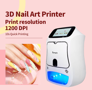 3D Marble Nail Art Printer Instrument Professional Automatic Beauty Personal Care V12 10s Quick Printing Elegant Design Machine - Product Image 2