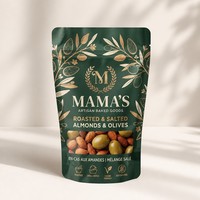 JIAHE Op maat bedrukte staande ritssluitende zakjes Cashewnoten Betelnootjes Gedroogd fruit Snacks Voedselveilige Mylar zakken Groothandel