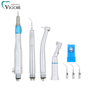 Kit de 5 Piezas para Odontología: Pieza de Mano Dental con Botón de Presión Ex-203c, Turbina de Aire de Baja Velocidad, Contra-ángulo de 2/4 Orificios y Pieza de Mano para Escalador - Product Image 2