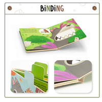 Livres cartonnés pour enfants, format personnalisé, couleur, lecture d'images pour bébés, apprentissage, couverture rigide, reliure parfaite, plastification pour l'impression