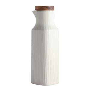 Simple Creative Kitchen Ceramic Oil Vinegar Bottle Seasoning Pot Porcelain Tableware - Product Image 1