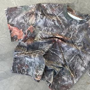 T-shirts personnalisés de haute qualité 100% coton oversize Real Tree Printing T-shirts Vintage Distressed Tee Camoflouge <span class=keywords><strong>Camo</strong></span> <span class=keywords><strong>T-shirt</strong></span> pour hommes - Product Image 2
