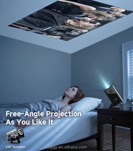 Projecteur LED intelligent pour cinéma maison, usage professionnel et éducatif - Design portable, résolution 1080P, Android 14, haut-parleurs intégrés, 800 ANSI - Product Image 2