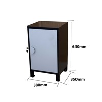 Boîte à colis et à courrier extérieure autoportante WELDON, en acier galvanisé imperméable, antivol, avec revêtement en poudre et serrure à clé