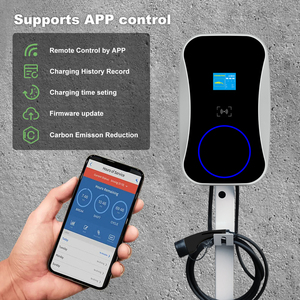 Cargador de Vehículos Eléctricos (VE) para Hogar y Comercio, 7kW 11kW 22kW, Tipo 1 Tipo 2, Estación de <span class=keywords><strong>Carga</strong></span> de Pared con Control Inteligente por Aplicación y Acceso RFID - Product Image 5