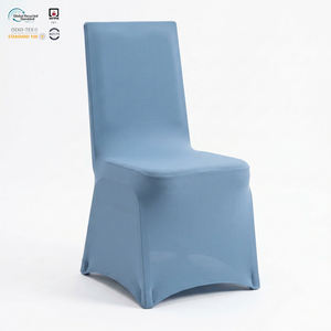 Funda de Silla de Spandex Negra con Logotipo Personalizado, Moderna, para Bodas/Hoteles, Ajustable, Elástica, Duradera, Lavable a Máquina, Promoción de Marca - Product Image 1