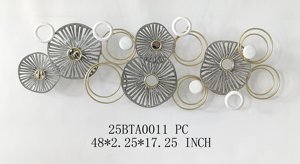 Espejos Decorativos de <span class=keywords><strong>Pared</strong></span> para Interiores del Hogar, 121.92*5.72*43.82CM, Marrón, <span class=keywords><strong>Blanco</strong></span>, Dorado, <span class=keywords><strong>Espejo</strong></span> Decorativo Moderno para <span class=keywords><strong>Pared</strong></span> - Product Image 3
