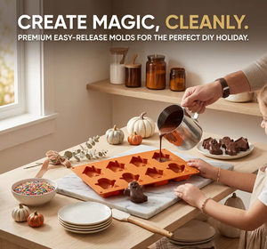 Moule à gâteau en silicone pour Halloween, plaque de cuisson multi-cavités antiadhésive de qualité alimentaire pour cupcakes, gelée, bonbons au chocolat et pâtisserie DIY - Product Image 4