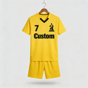 Jersey sepak bola pria, versi pemain leher Crew otomatis memotong ringan cepat kering bernapas ramah lingkungan pendek 25/26 - Product Image 2