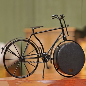 <span class=keywords><strong>Orologio</strong></span> <span class=keywords><strong>da</strong></span> Tavolo <span class=keywords><strong>Vintage</strong></span> a Forma di Bicicletta, <span class=keywords><strong>Orologio</strong></span> Silenzioso in Metallo per Ufficio e Camera <span class=keywords><strong>da</strong></span> Letto, Decorazione al Quarzo - Product Image 6